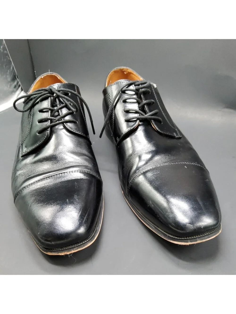 Florsheim Shoes Calipa Cap Toe Oxfords Men's Sz 11.5 Medium (D) Black